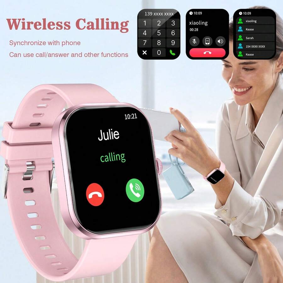 Smartwatch Touch - Smartwatch, Chiamate Wireless, Modalità Multi-Sport, Promemoria