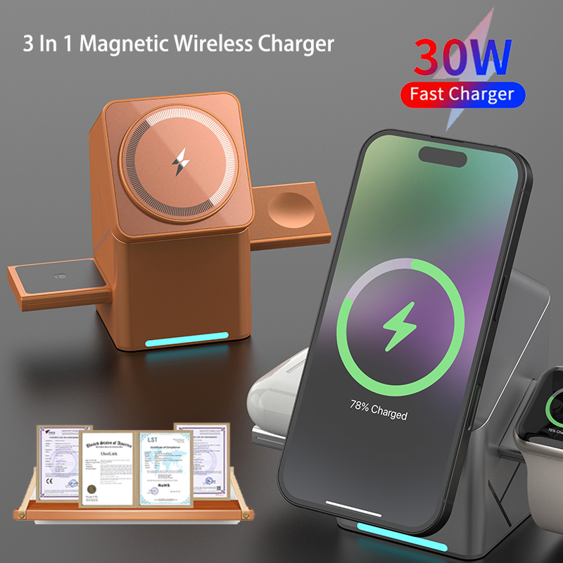 Smartwatch Touch - Caricatore Wireless Magnetico Touch Multifunzione 3