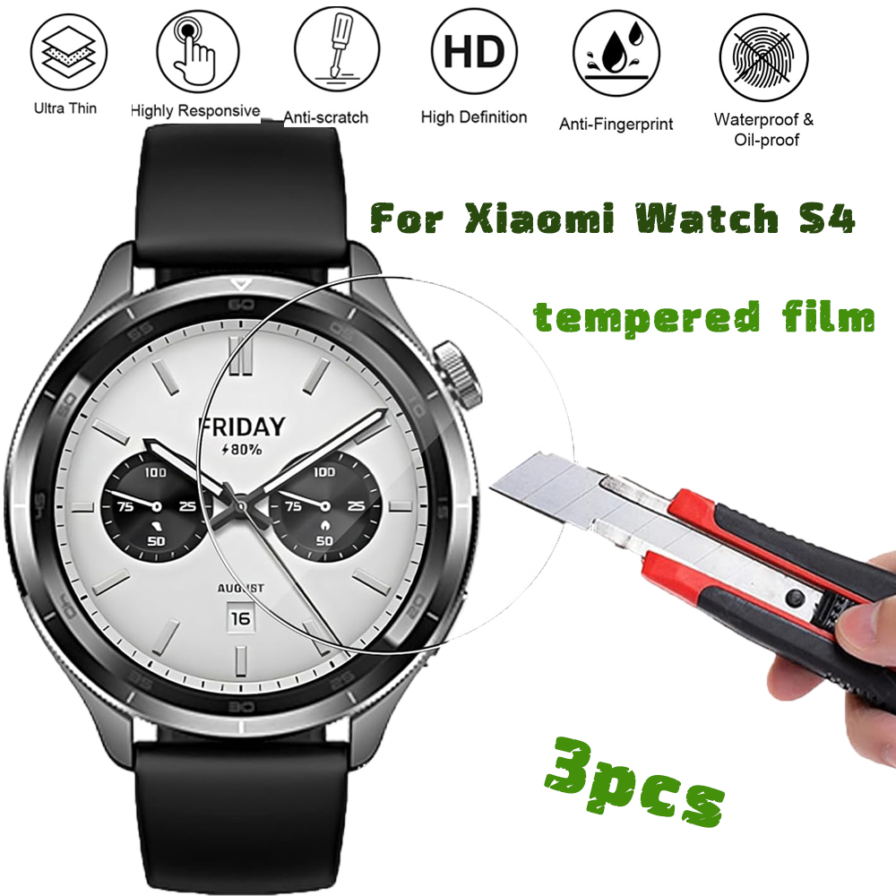 3PCS Vetro Temperato Smartwatc - Xiaomi Smartwatch S4 Accessories recensione e prezzo