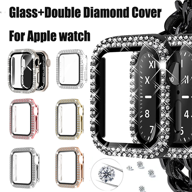 Vetro + copertura diamante per - Smartwatch Band Accessories recensione e prezzo