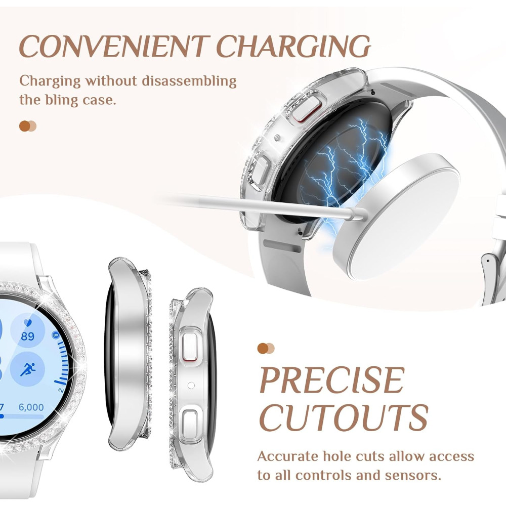 Custodia Bling per Samsung Gal - Accessories For Galaxy Watch 5 recensione e prezzo