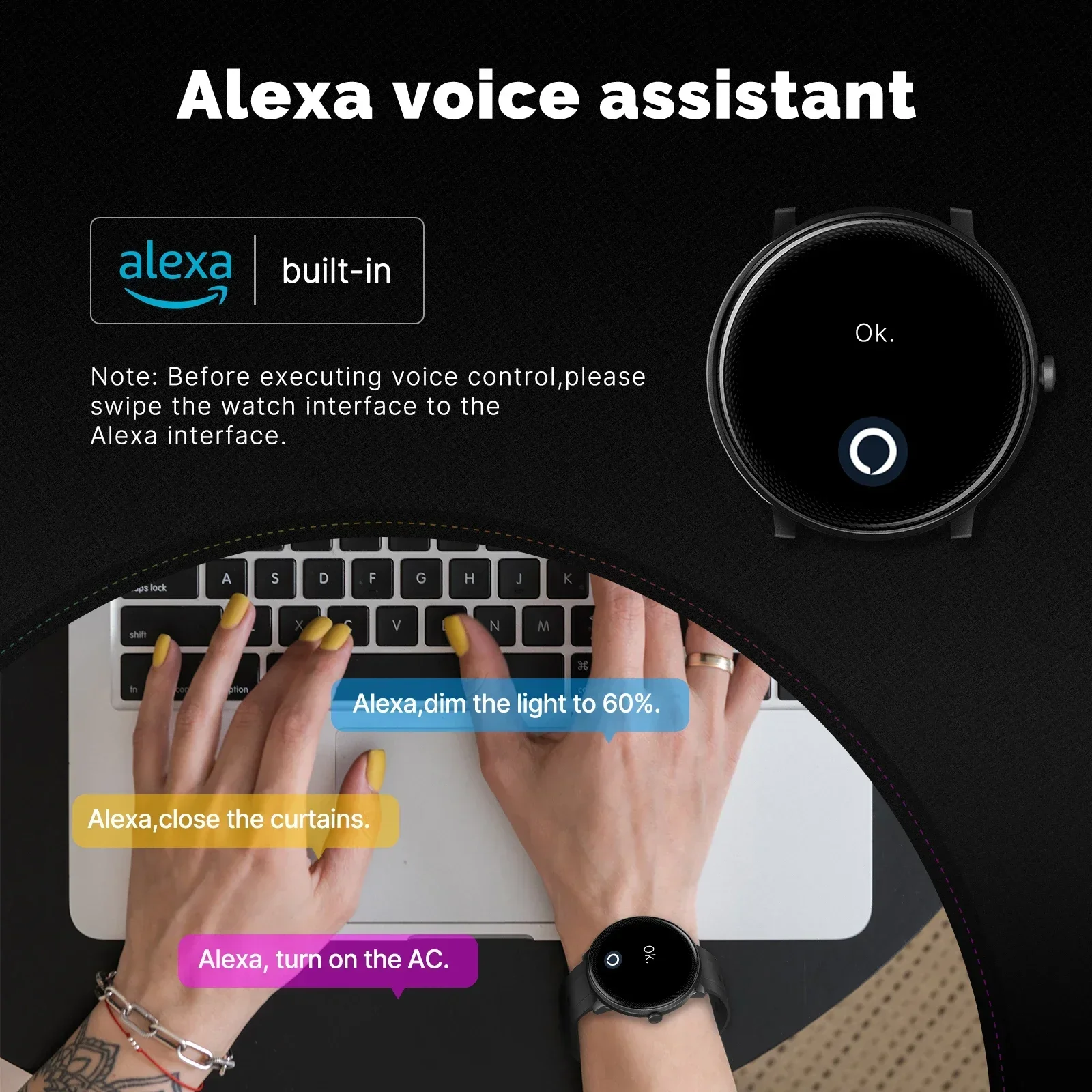 MOES Smart Watch Alexa Fitness - Smartwatch Touch recensione e prezzo
