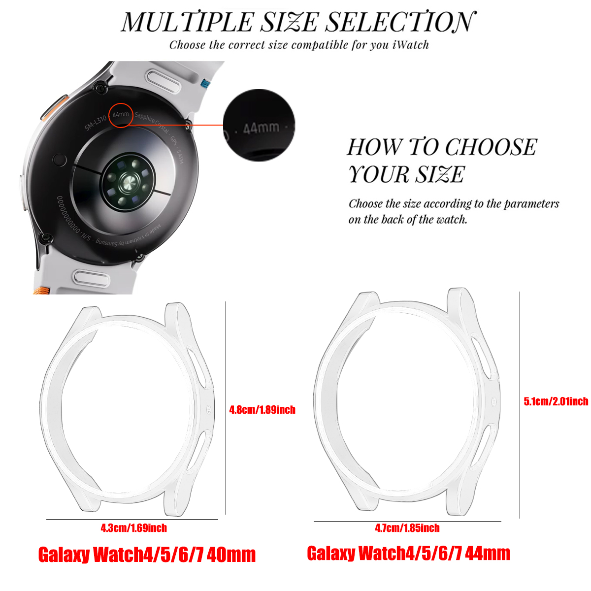 Custodia per Samsung Galaxy Wa - Accessories For Galaxy Watch 5 recensione e prezzo